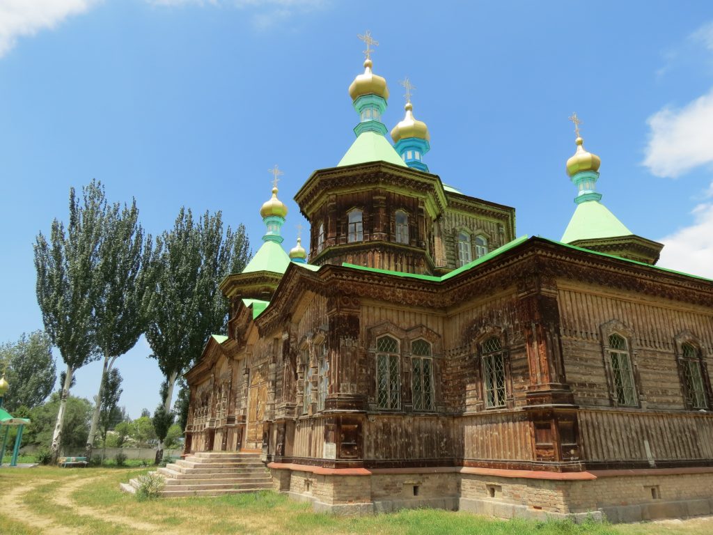 Holy Trinity Orthodox Cathedral Karakol Turkestan Yurt Camp Kirgistan by Birgit Strauch Shiatsu ThetaHealing