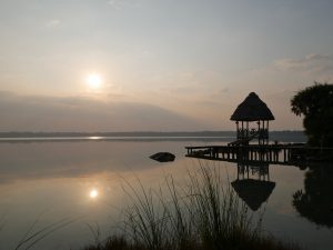 Sonnenuntergang Laguna Lachua Guatemala by Birgit Strauch Shiatsu & Bewusstseinscoaching
