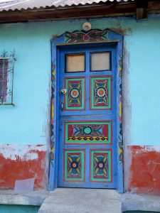 Traditionelle Tür Malerei San Rafael la Independencia Guatemala by Birgit Strauch Shiatsu & Bewusstseinscoaching