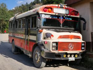 Bus San Rafael la Independencia Guatemala by Birgit Strauch Shiatsu & Bewusstseinscoaching