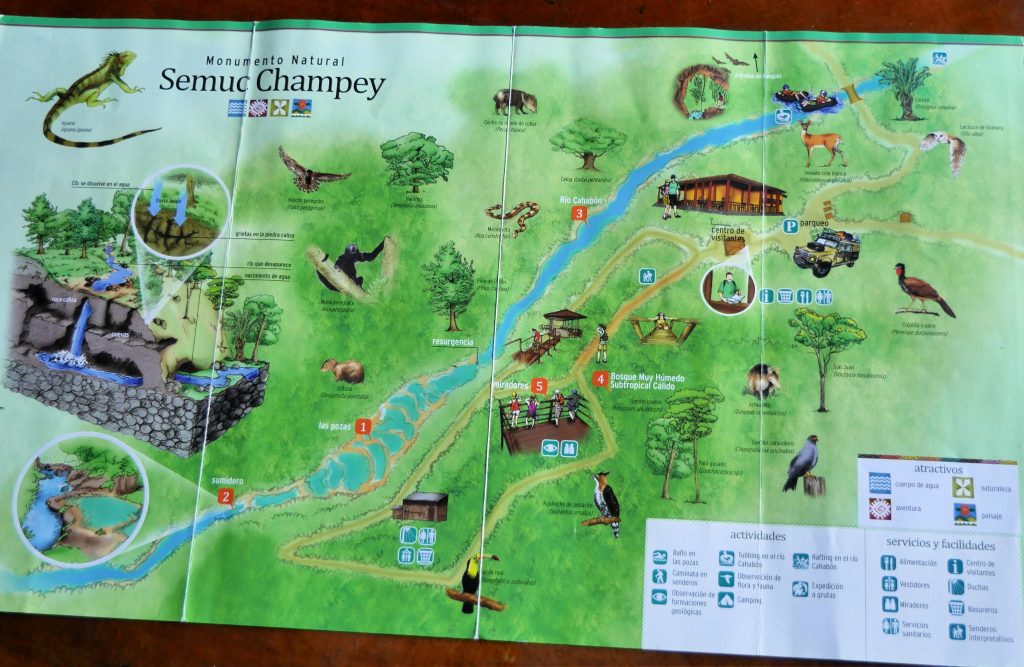 Karte Map Semuc Champey Guatemala by Birgit Strauch Bewusstseinscoaching & Shiatsu