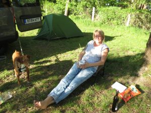 Dürings Campingplatz am Tonsee mit dem Minicamper by Birgit Strauch Bewusstseinscoaching