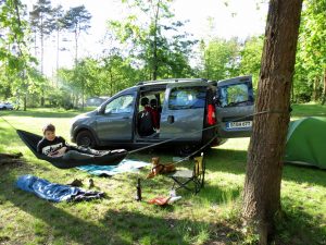 Dürings Campingplatz am Tonsee mit dem Minicamper by Birgit Strauch Bewusstseinscoaching