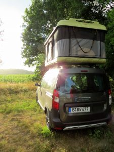 Mit Minicamper und Dachzelt nach Usedom Sauzin by Birgit Strauch