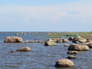 Minicamper Tour zum Strand bei Mersrags Lettland by Birgit Strauch