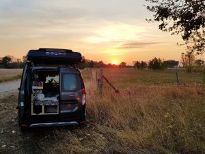 Wild Camping mit dem Dacia Dokker Minicamper by Birgit Strauch
